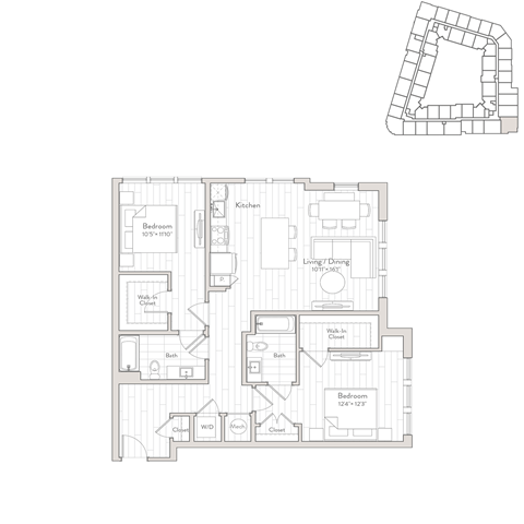 a black and white floor plan of a house